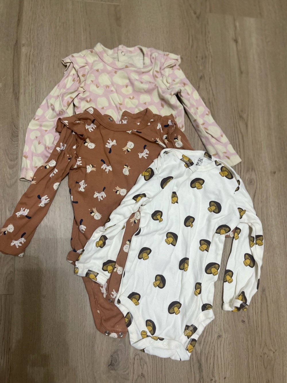 Bundle of long sleeve onesies (18 months)